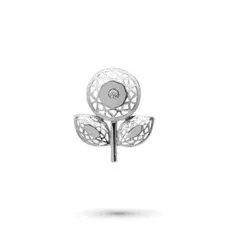 Подвеска из серебра с бриллиантом э06пЛоготип