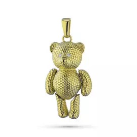 Подвеска из серебра с бриллиантом э1301пд03181200