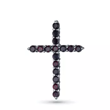 Подвеска из серебра с гранатами э0606пд03210502