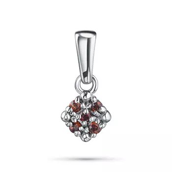 Подвеска из серебра с гранатами э0606пд07197010