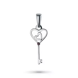 Подвеска из серебра с гранатом э0606пд01158300