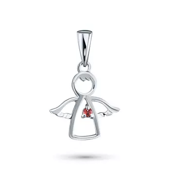 Подвеска из серебра с гранатом э0606пд03171700