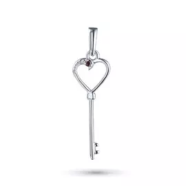 Подвеска из серебра с гранатом э0606пд04201604