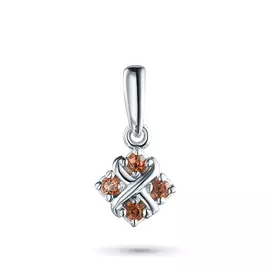 Подвеска из серебра с гранатами э0606пд06160700