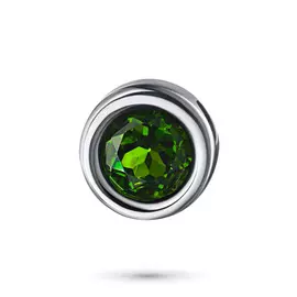 Подвеска из серебра с хромдиопсидом э0605п_060505002