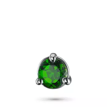Подвеска из серебра с хромдиопсидом э0605пд02151200