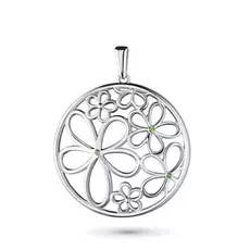 Подвеска из серебра с хромдиопсидом э0605пд03152600