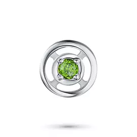 Подвеска из серебра с хромдиопсидом э0605пд04175900