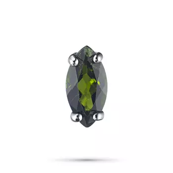 Подвеска из серебра с хромдиопсидом э0605пд07220460