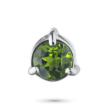 Подвеска из серебра с хромдиопсидом э0605пд11130100