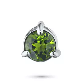 Подвеска из серебра с хромдиопсидом э0605пд11130100