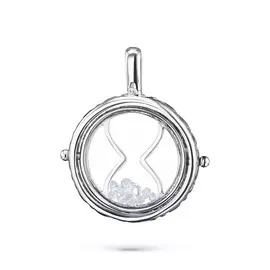 Подвеска из серебра с и сапфировым стеклом э0601пд05183000