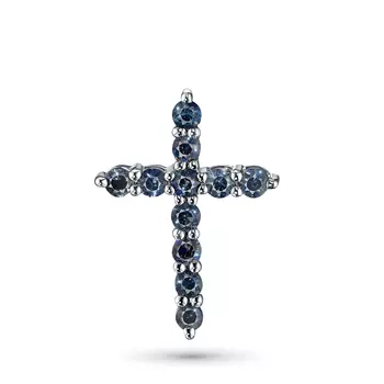 Подвеска из серебра с сапфирами э0602пд04170300