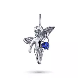 Подвеска из серебра с сапфиром э0602пд04202712