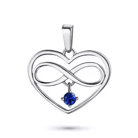 Подвеска из серебра с сапфиром э0602пд12194510