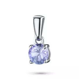 Подвеска из серебра с танзанитом э0608пд04202595