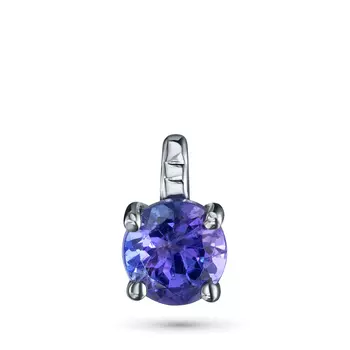 Подвеска из серебра с танзанитом э0608пд04202858