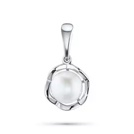 Подвеска из серебра с жемчугом культивированным э0610пд04200580