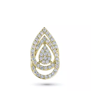 Подвеска из желтого золота э0312пд04210025