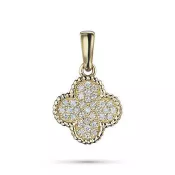 Подвеска из желтого золота э0312пд04220303