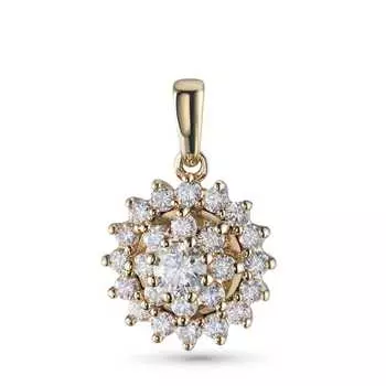 Подвеска из желтого золота э0312пд07163600_white