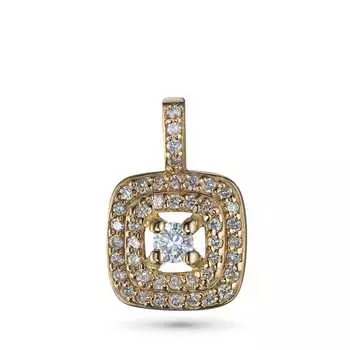 Подвеска из желтого золота э0312пд07210131