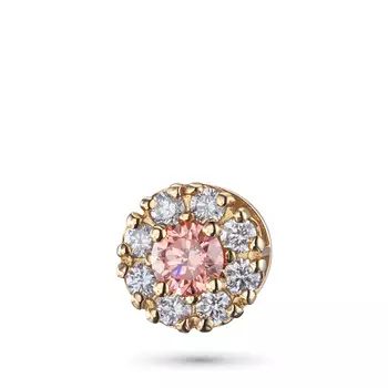 Подвеска из желтого золота э0312пд10163800_pink