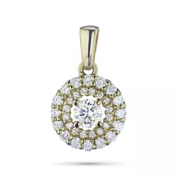 Подвеска из желтого золота э0312пд12160700