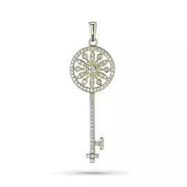 Подвеска из желтого золота с бриллиантами э0301пд01182700