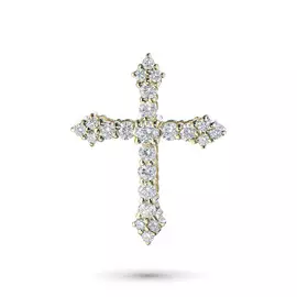 Подвеска из желтого золота с бриллиантами э0301пд02185900