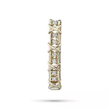 Подвеска из желтого золота с бриллиантами э0301пд04172400