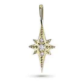 Подвеска из желтого золота с бриллиантами э0301пд04200727