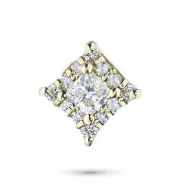 Подвеска из желтого золота с бриллиантами э0301пд05150400