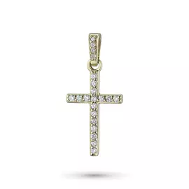 Подвеска из желтого золота с бриллиантами э0301пд05164900