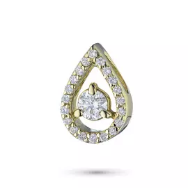 Подвеска из желтого золота с бриллиантами э0301пд06162800