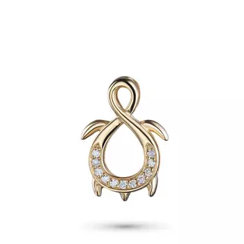 Подвеска из желтого золота с бриллиантами э0301пд06210507