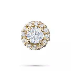 Подвеска из желтого золота с бриллиантами э0301пд07210112