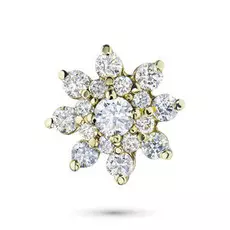 Подвеска из желтого золота с бриллиантами э0301пд08171700