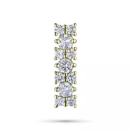 Подвеска из желтого золота с бриллиантами э0301пд09181600