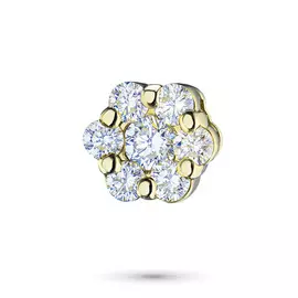 Подвеска из желтого золота с бриллиантами э0301пд11141800