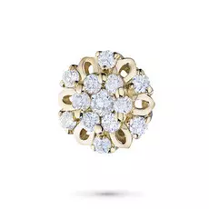 Подвеска из желтого золота с бриллиантами э0301пд11182600