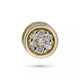 Подвеска из желтого золота с бриллиантами э0301пд12152700