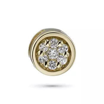 Подвеска из желтого золота с бриллиантами э0301пд12152700