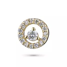 Подвеска из желтого золота с бриллиантами э0301пд12161000