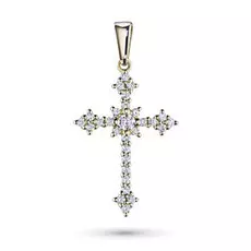 Подвеска из желтого золота с бриллиантами э0301пд12171500