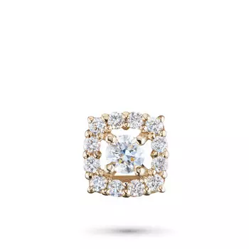 Подвеска из желтого золота с бриллиантами э0301пд12200951