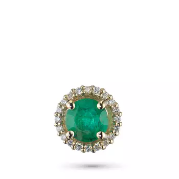 Подвеска из желтого золота с бриллиантами э0338пд12200412