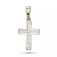 Подвеска из желтого золота с бриллиантами э03п051632