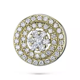 Подвеска из желтого золота с бриллиантами э0301пд05165600