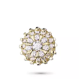 Подвеска из желтого золота с бриллиантами э0301пд04200684